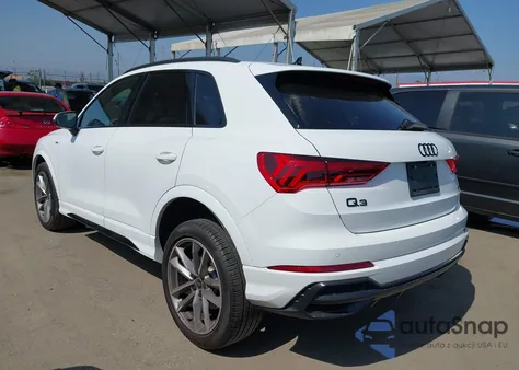 2022 Audi Q3 Premium 45 Tfsi S Line Quattro Tiptronic z USA, uszkodzony, nr VIN WA1DECF34N1145673